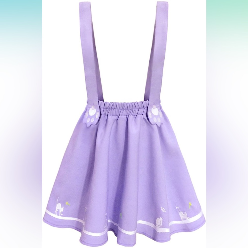 Sweet Cat Paw Mini Skirt xs-small
